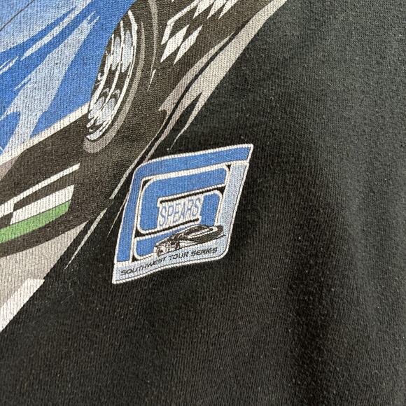 Dean Thompson Hoodie Womens Medium Black Stock Racing Sweatshirt READ - Picture 4 of 13